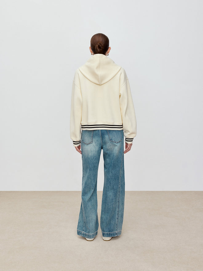 Honeycomb Knitted Coat