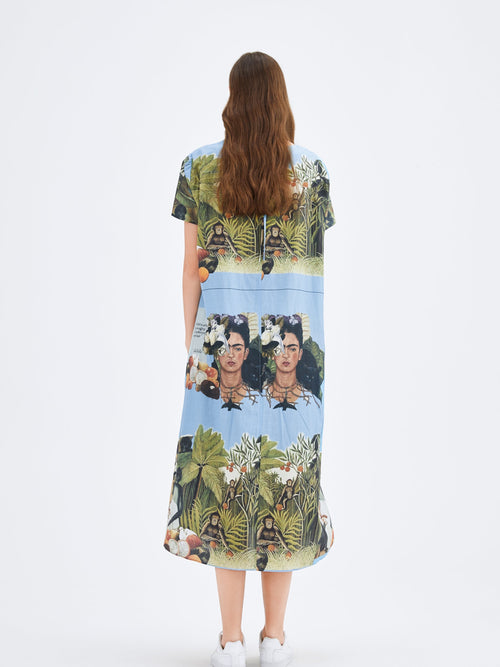 Forrest Printed Midi Dress - Urlazh New York