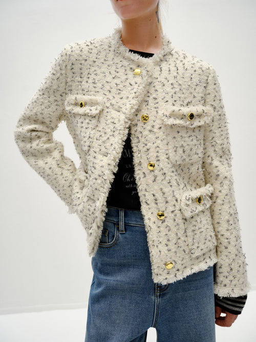 Exquisite Fragrance Wool Short Jacket