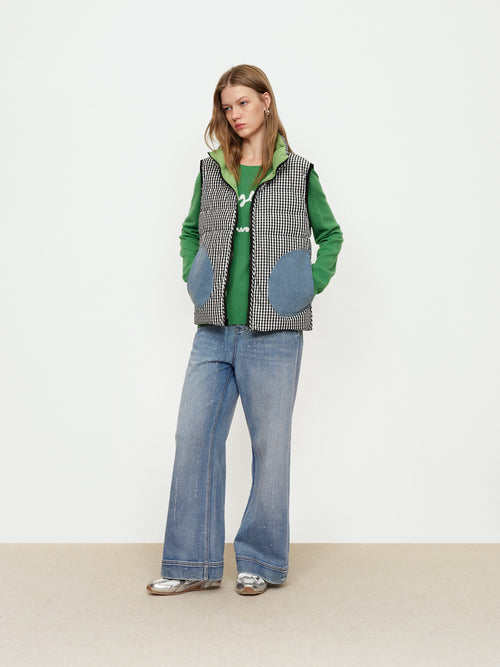 Clear Day Holly Double-Sided Down Vest
