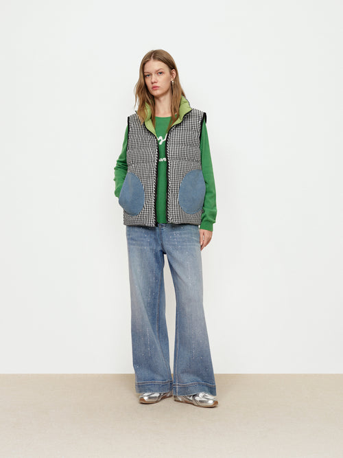 Clear Day Holly Double-Sided Down Vest