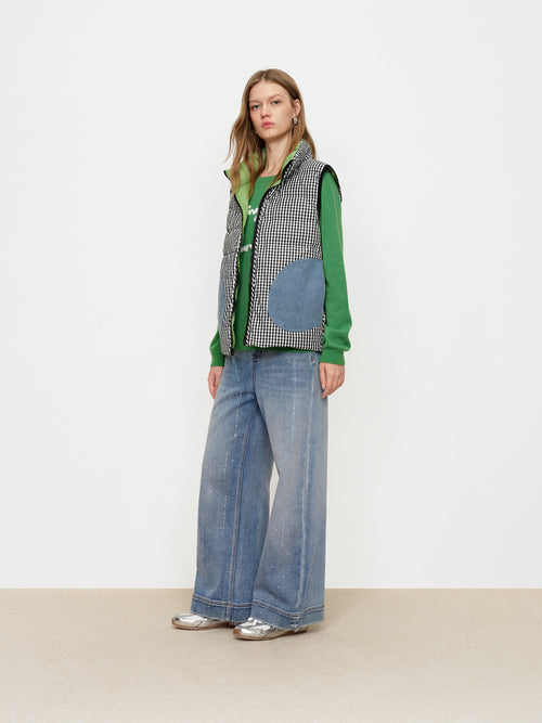 Clear Day Holly Double-Sided Down Vest