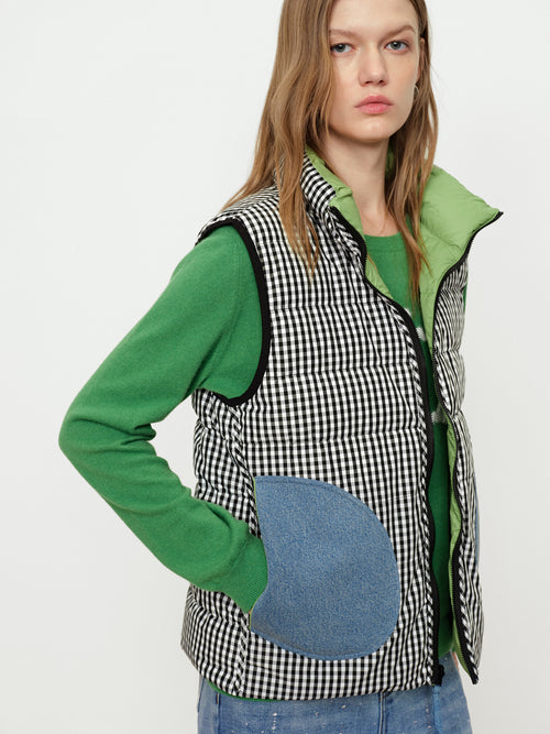 Clear Day Holly Double-Sided Down Vest