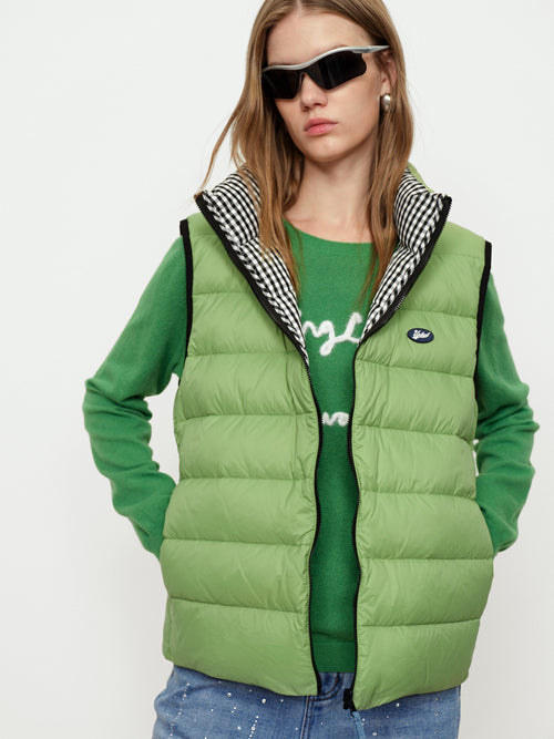 Clear Day Holly Double-Sided Down Vest