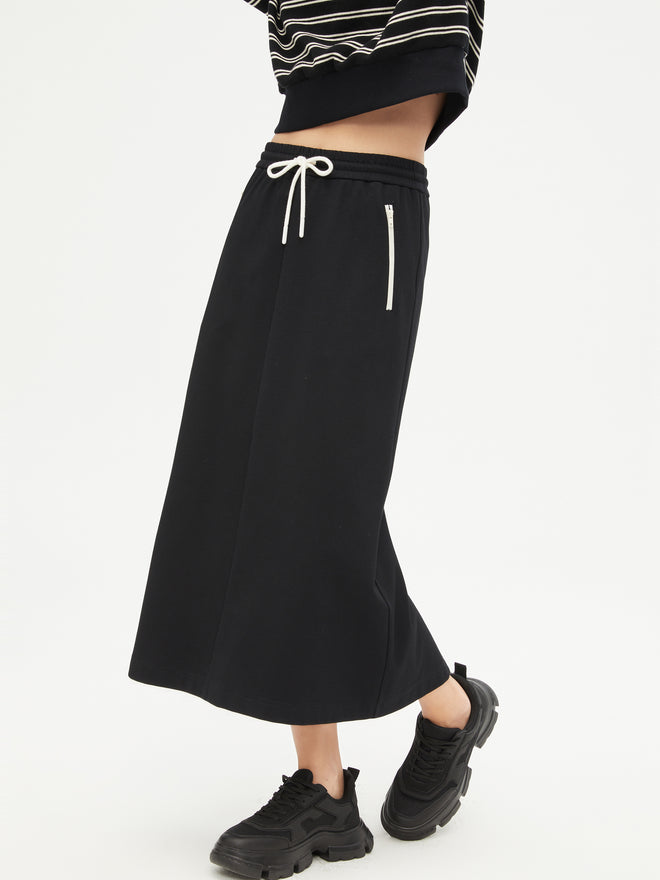 Cool Slim Long Half Skirt