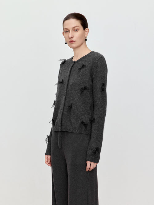 Bow Knit Cardigan