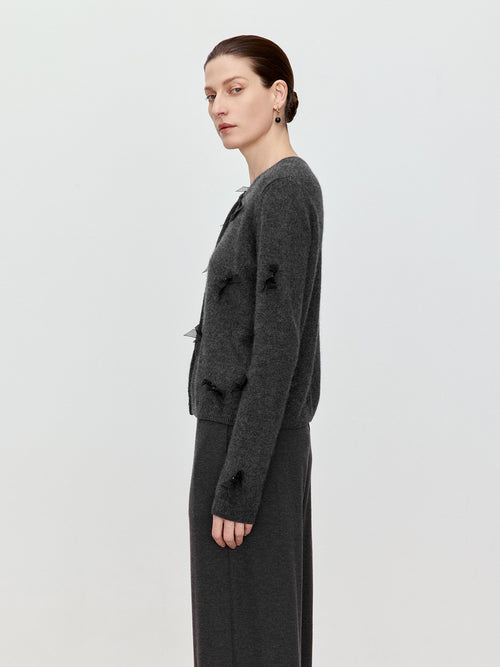 Bow Knit Cardigan