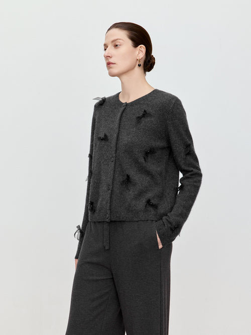 Bow Knit Cardigan