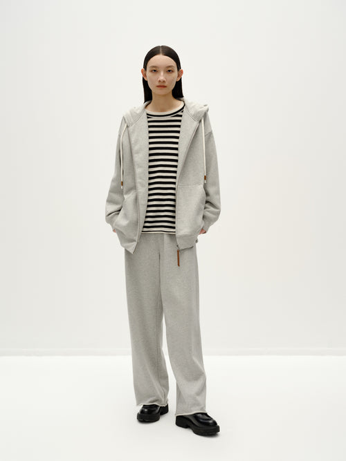 Wide Leg Sweatshirt Pants