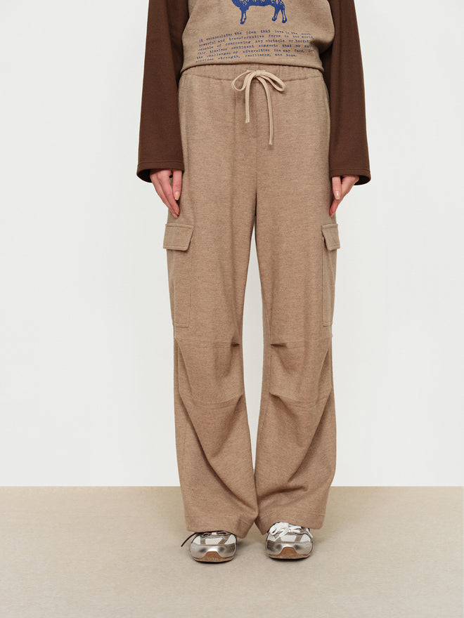 Wool Workwear Parachute Pants