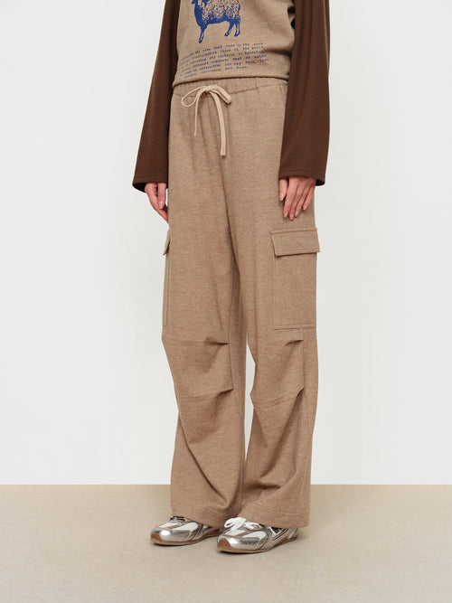 Wool Workwear Parachute Pants