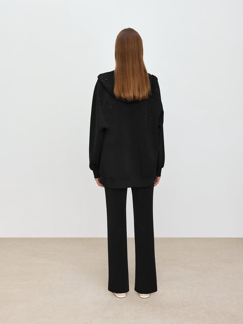 Splice Waist Micro Flared Pants