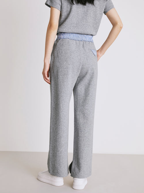 Floral Gray Suit-Pants