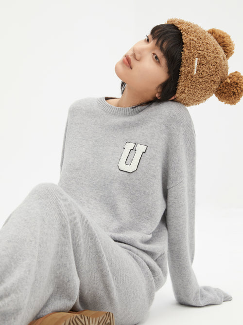 College Style Knit Pullover