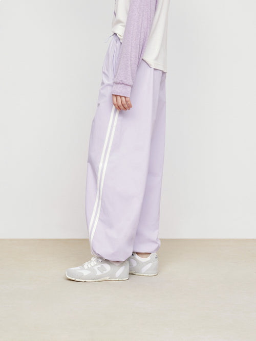 Yulaite Purple Sports Pants