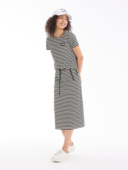 Casual Striped Suit-Tee-Sample