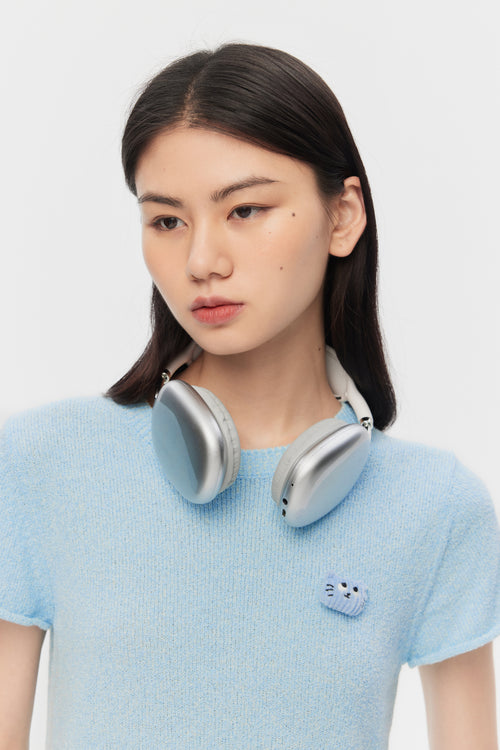 Sea Salt Blue Woolen Pullover