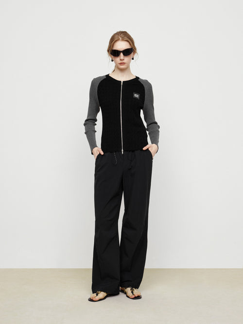 Cool Black Parachute Pants
