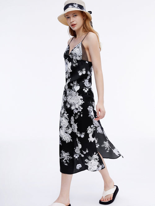 ROMA Floral Slip Dress - Urlazh New York