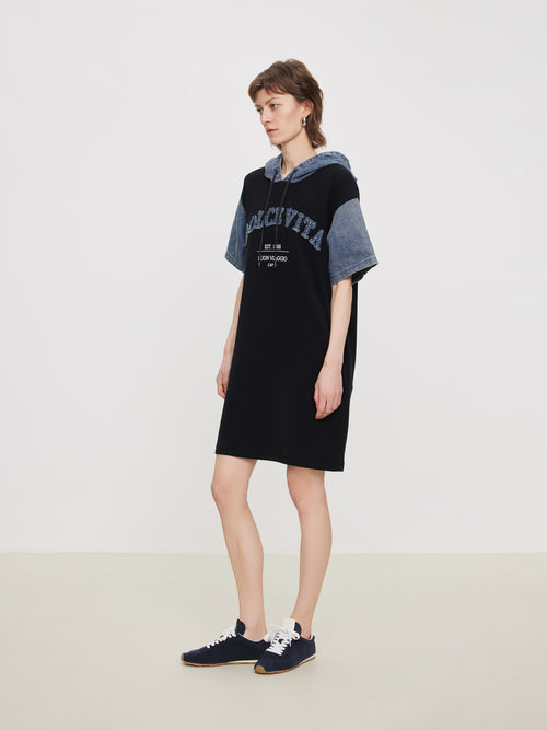 Denim Patchwork Dress