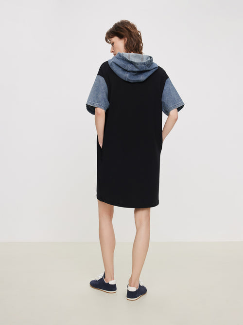 Denim Patchwork Dress