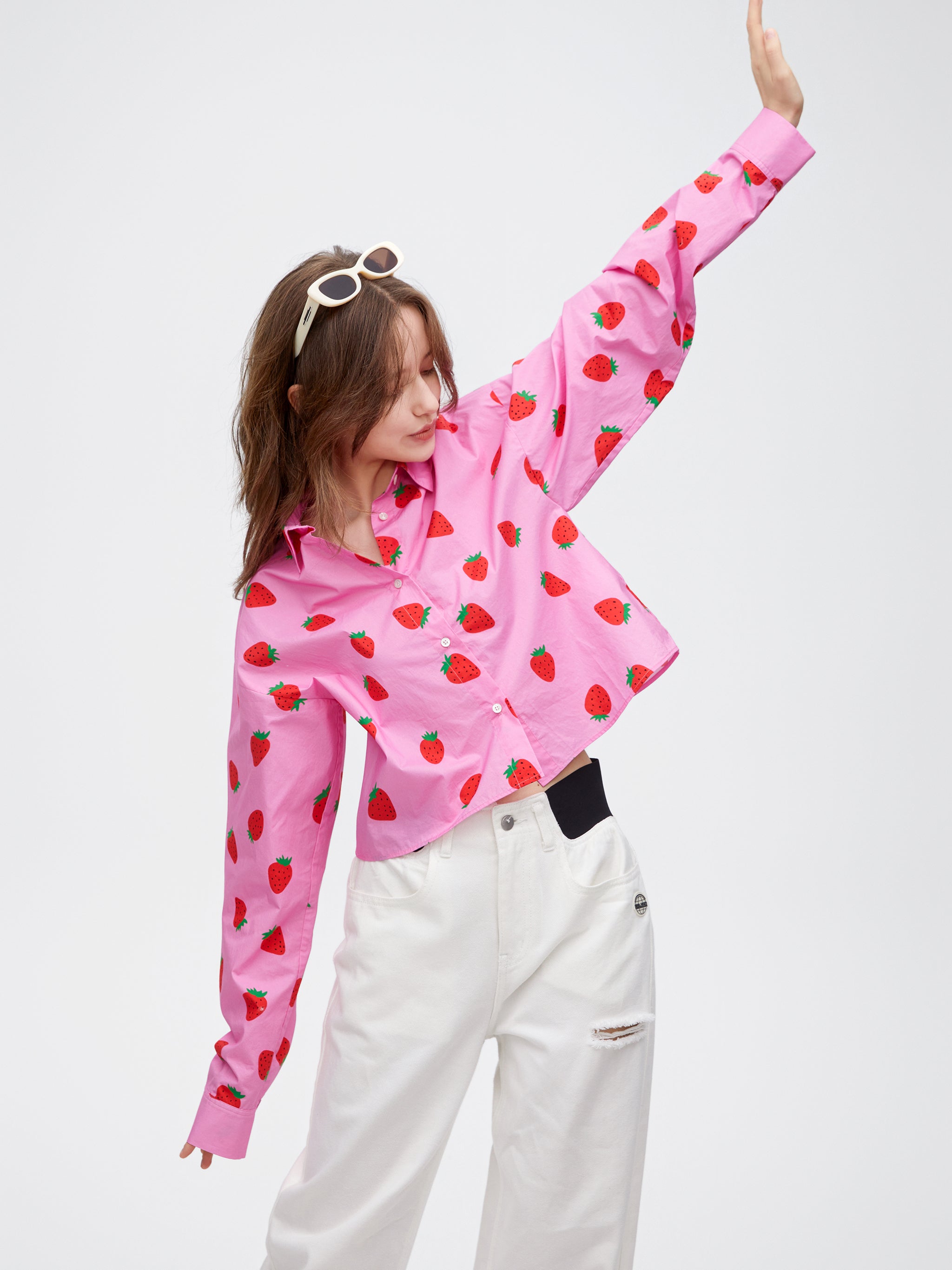Strawberry Print Shirt – Urlazh New York