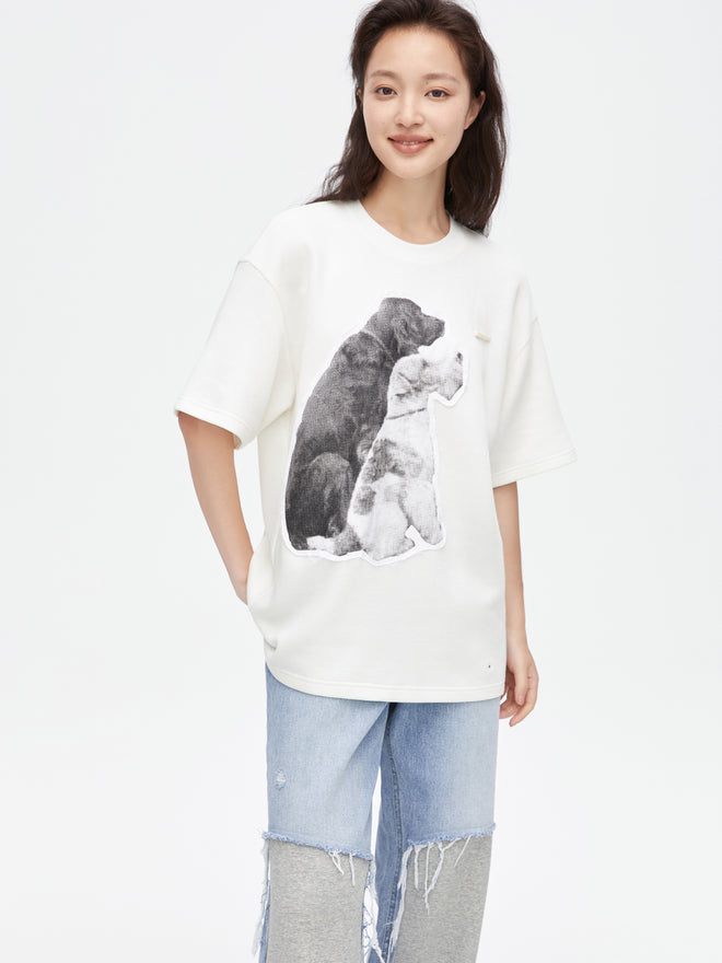 T-shirt chien de garde