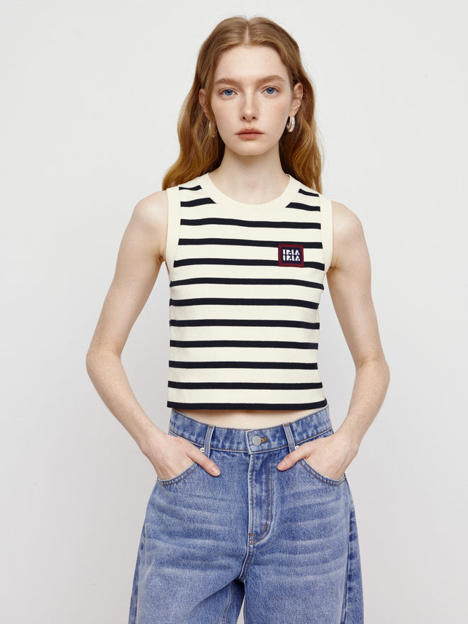 Retro Striped Vest