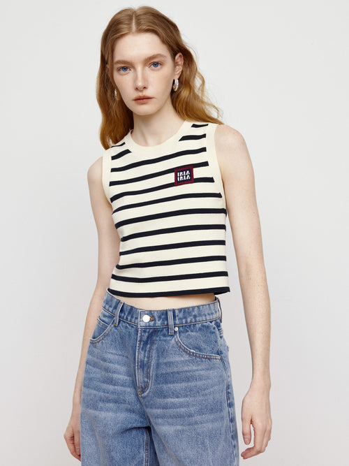 Retro Striped Vest