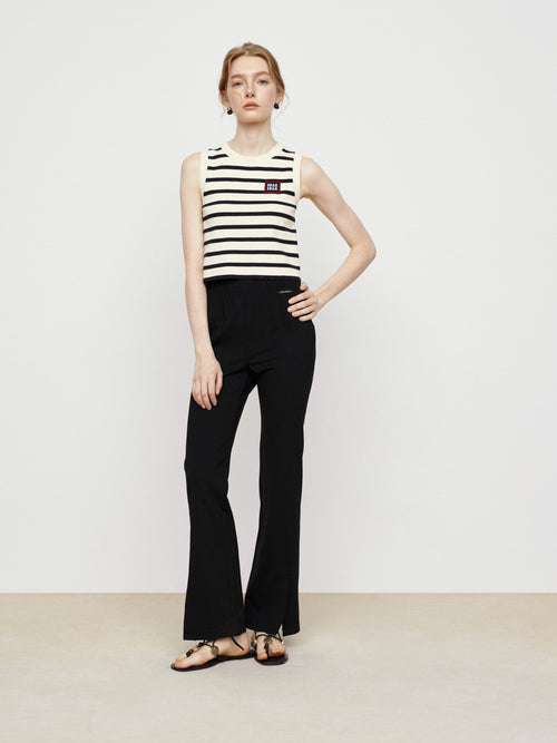 Twill Micro Flared Pants