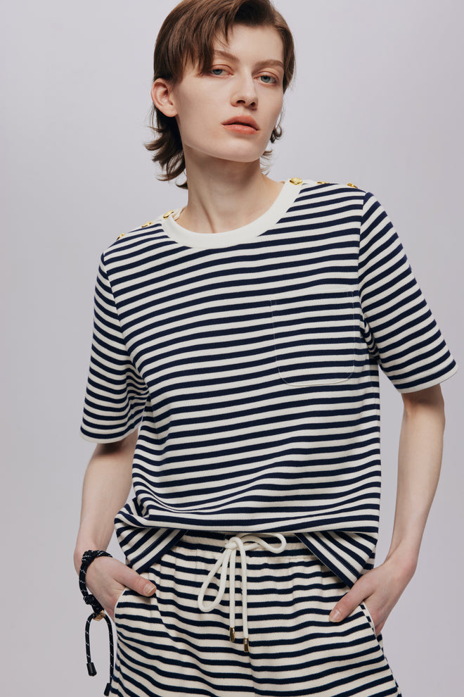 Vintage French Stripe Pullover