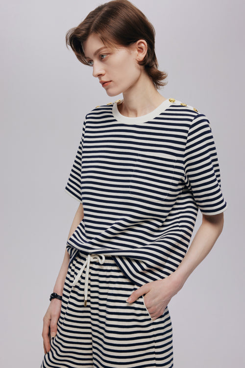 Vintage French Stripe Pullover