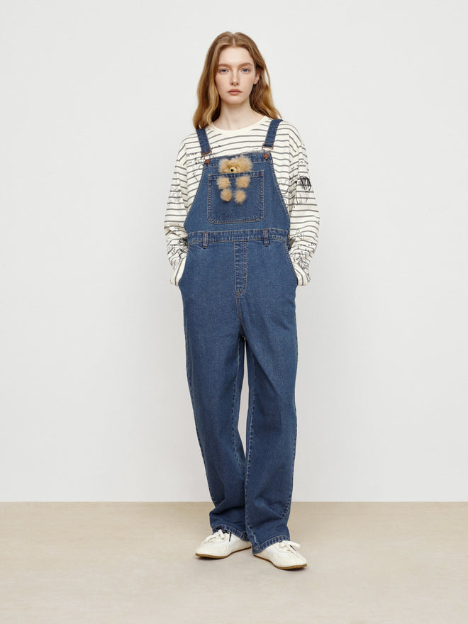 Doll Decorative Overalls