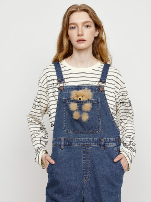 Doll Decorative Overalls