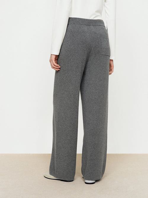Cloud Grey Knitted Pants