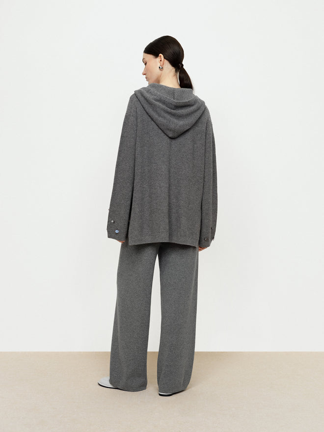 Cloud Grey Knitted Pants