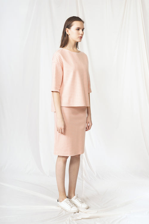 Fresh Pink Suit/Half Skirt