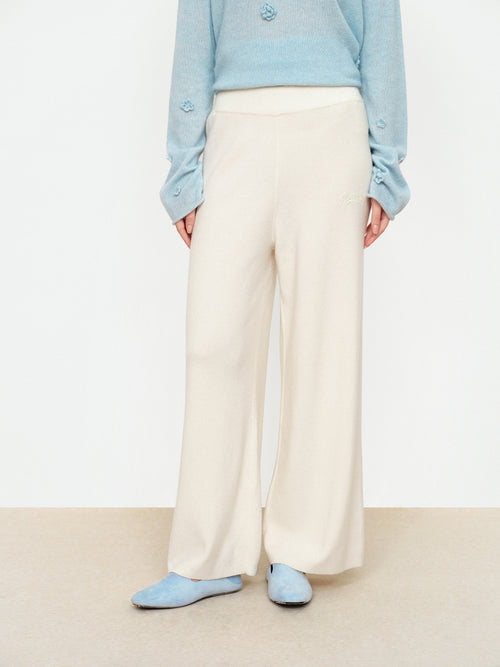 Butterfly Knot Knitted Pants