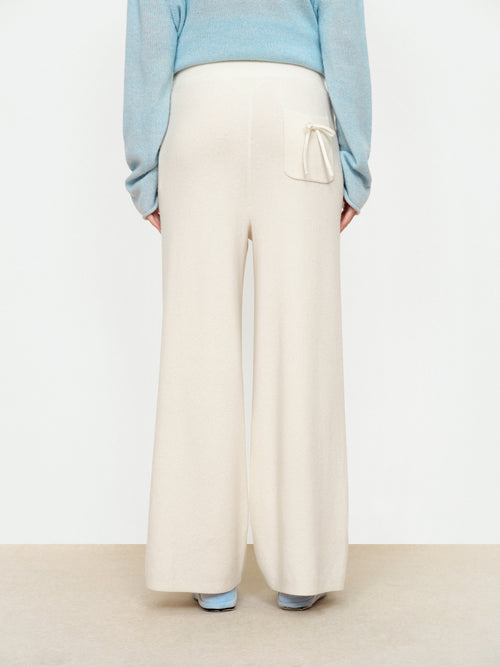 Butterfly Knot Knitted Pants