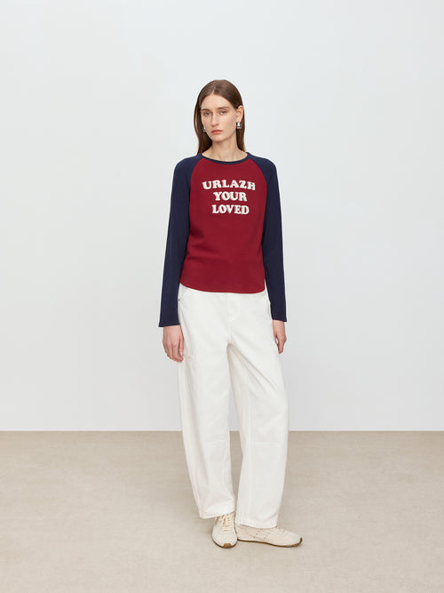 American Letter Long Sleeved Tee