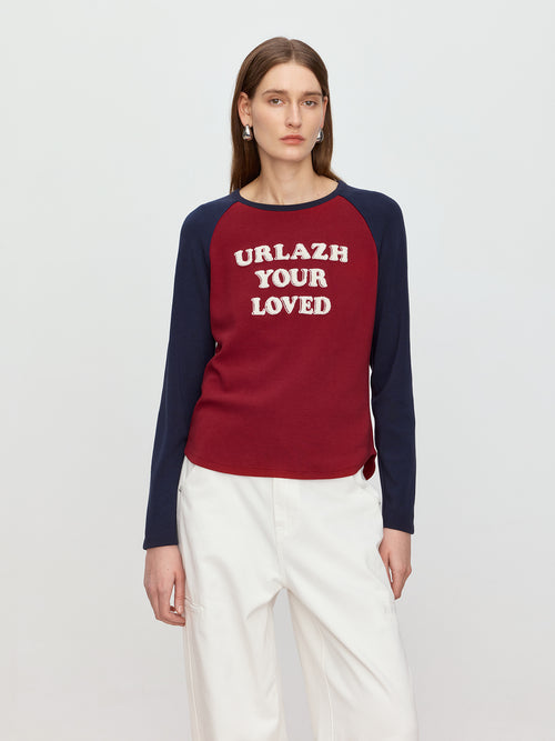 American Letter Long Sleeved Tee