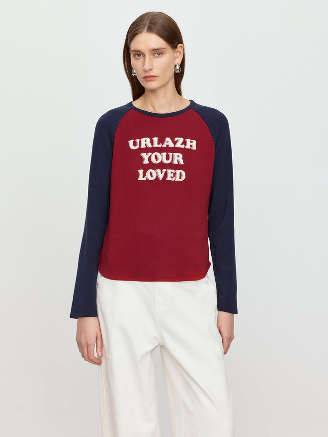 American Letter Long Sleeved Tee
