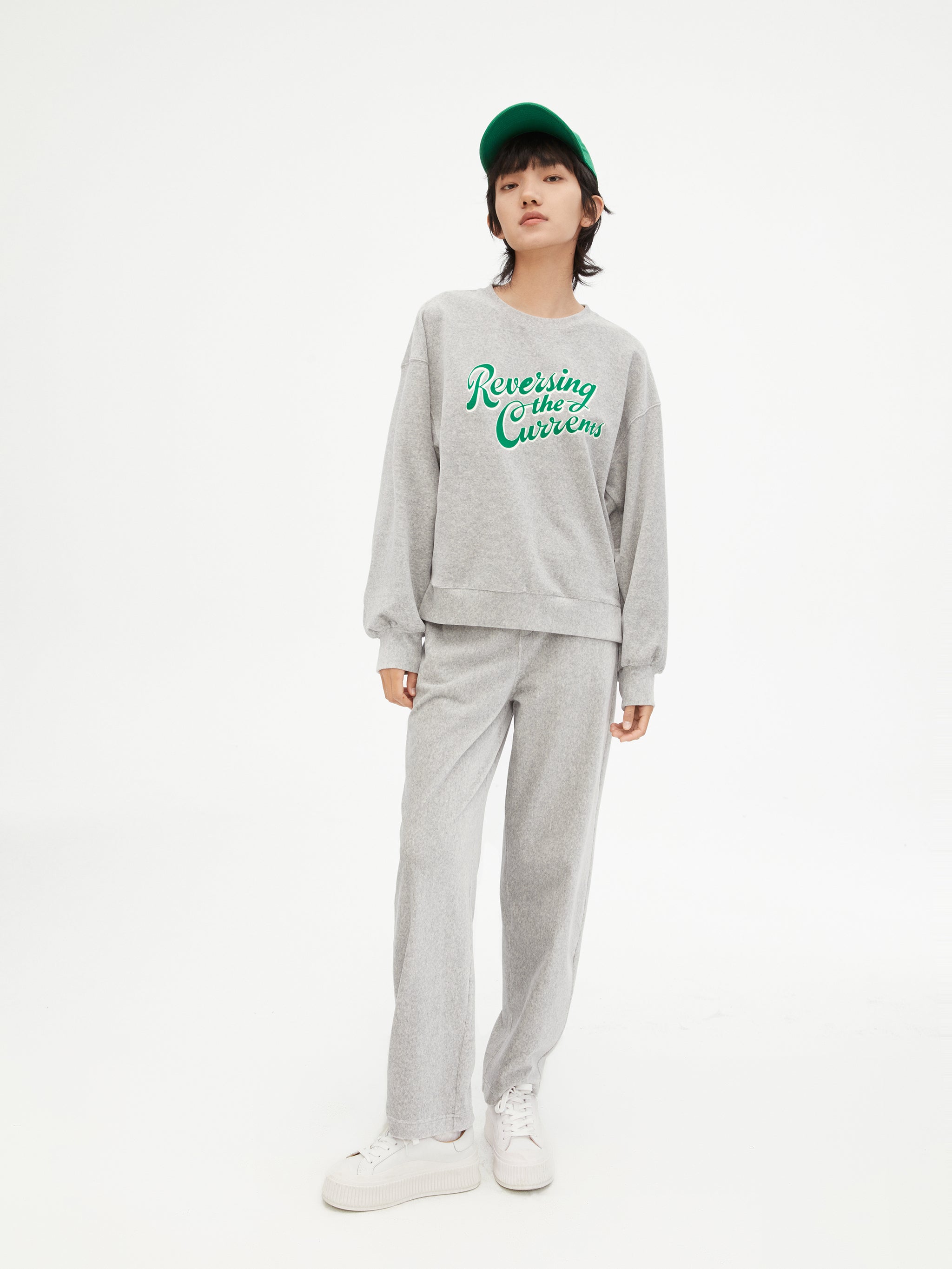 Age Factory AGE APARTMENT スウェット　Lサイズ Age-Defying Flower Gray Sweatpants – Urlazh New York