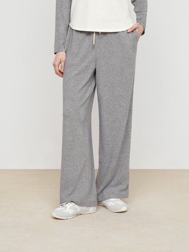 Rabbit Velvet Blended Straight Leg Pants
