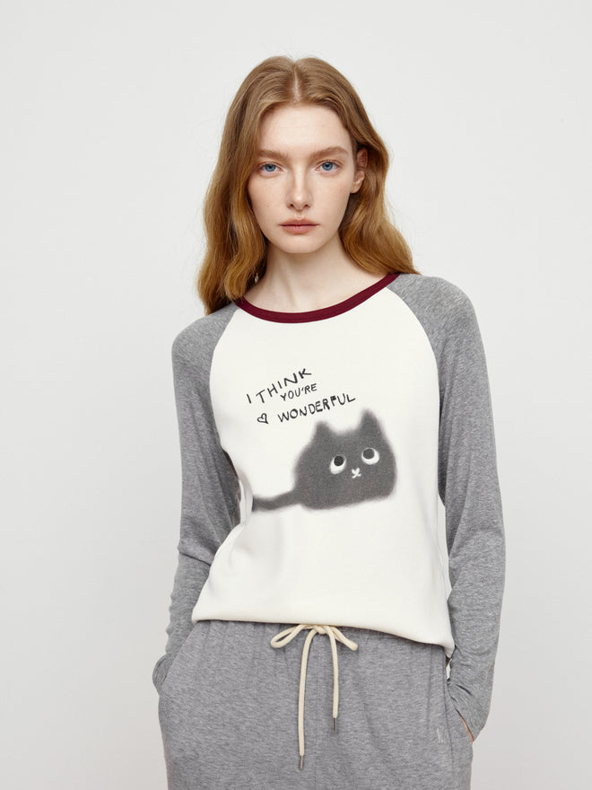 Black Coal Ball Cat Base Shirt