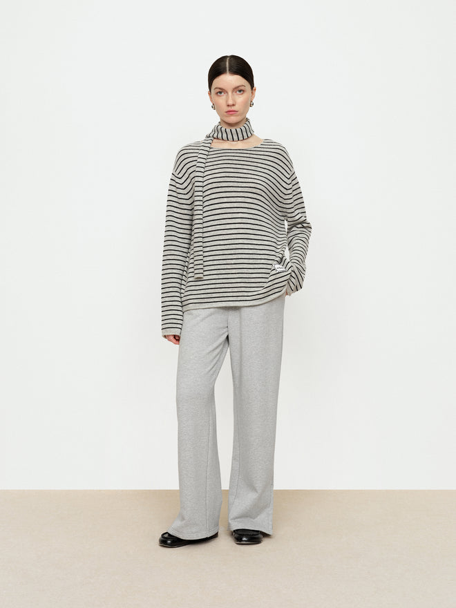 Free Slit Straight Leg Sweatpants