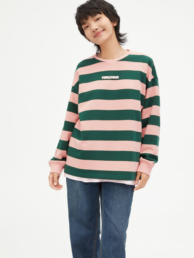 Pop Striped Silhouette Sweatshirt