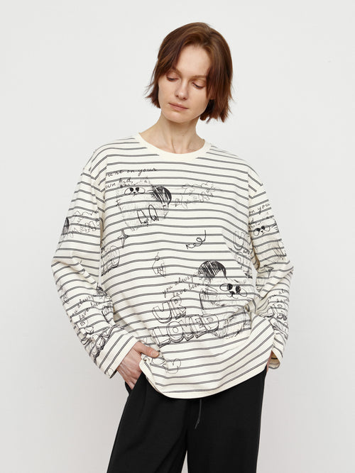 Graffiti Stripe Tee