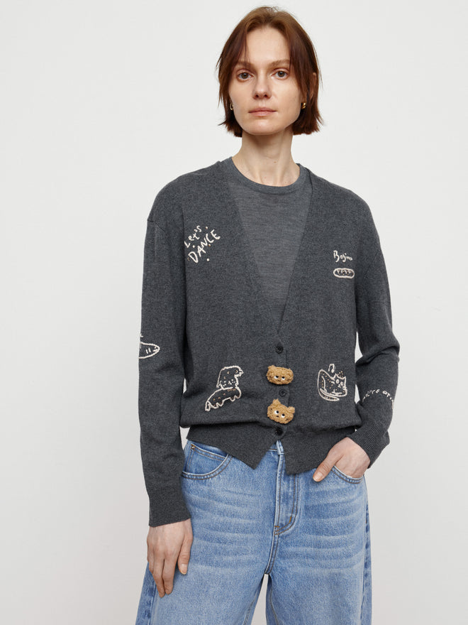 Fun Handmade Sweater Cardigan