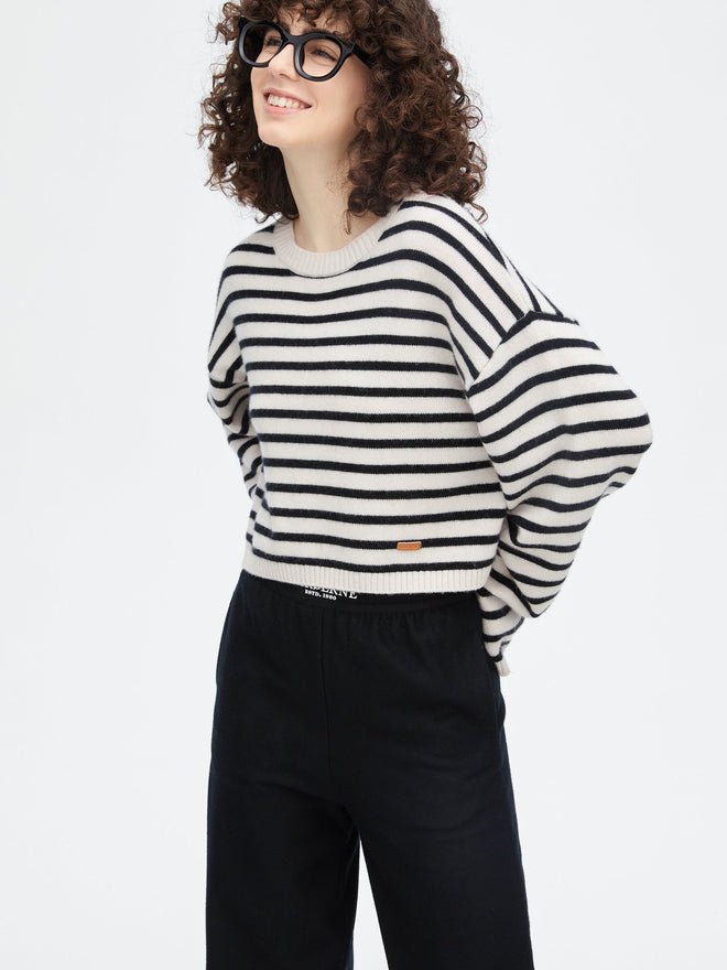 Classic Striped Short Pullover-Sample